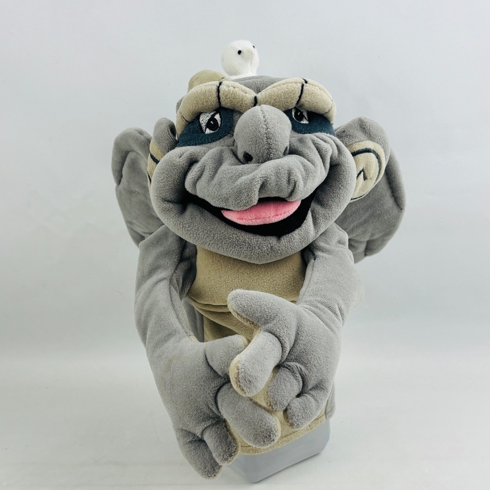Disney Store Hunchback of Notre Dame Laverne Gargoyle Plush Hand Puppet Gray 11"